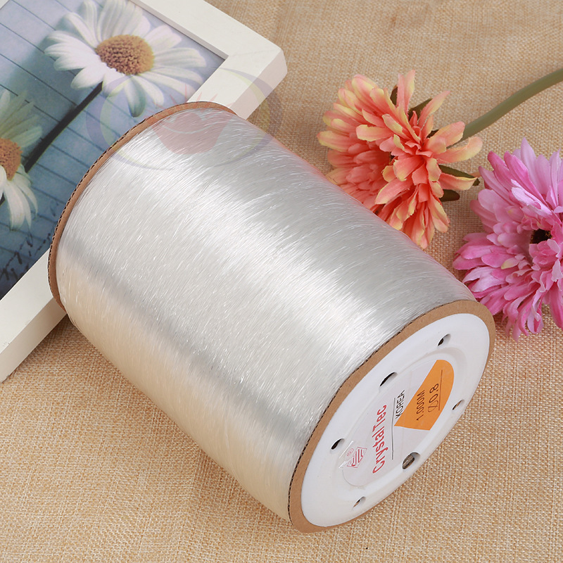 60 meters imported flat crystal thread Buddha bead bead thread diy hand knitting bracelet string string 60 meters imported flat crystal thread Buddha bead bead thread diy hand knitting bracelet string string