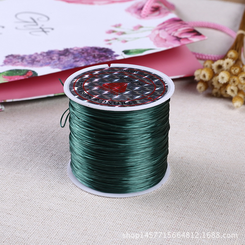 60 meters imported flat crystal thread Buddha bead bead thread diy hand knitting bracelet string string 60 meters imported flat crystal thread Buddha bead bead thread diy hand knitting bracelet string string