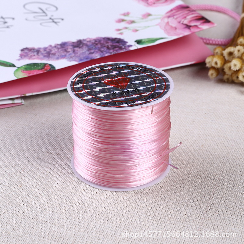 60 meters imported flat crystal thread Buddha bead bead thread diy hand knitting bracelet string string 60 meters imported flat crystal thread Buddha bead bead thread diy hand knitting bracelet string string
