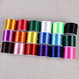 60 meters imported flat crystal thread Buddha bead bead thread diy hand knitting bracelet string string 60 meters imported flat crystal thread Buddha bead bead thread diy hand knitting bracelet string string