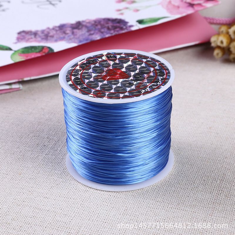 60 meters imported flat crystal thread Buddha bead bead thread diy hand knitting bracelet string string 60 meters imported flat crystal thread Buddha bead bead thread diy hand knitting bracelet string string