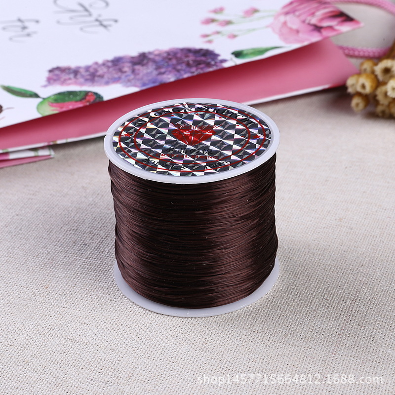 60 meters imported flat crystal thread Buddha bead bead thread diy hand knitting bracelet string string 60 meters imported flat crystal thread Buddha bead bead thread diy hand knitting bracelet string string
