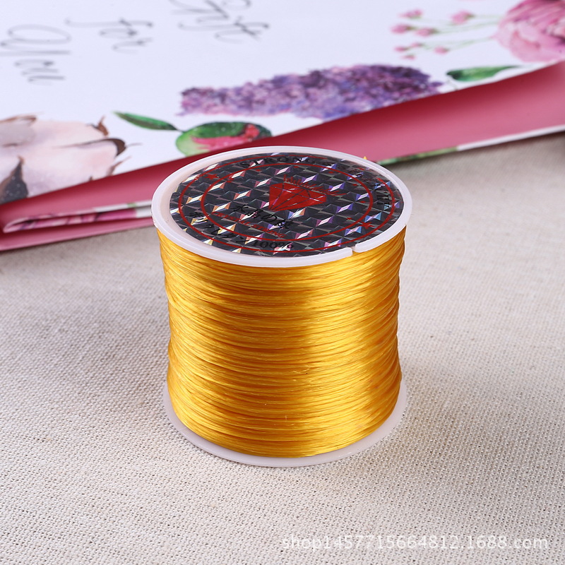 60 meters imported flat crystal thread Buddha bead bead thread diy hand knitting bracelet string string 60 meters imported flat crystal thread Buddha bead bead thread diy hand knitting bracelet string string