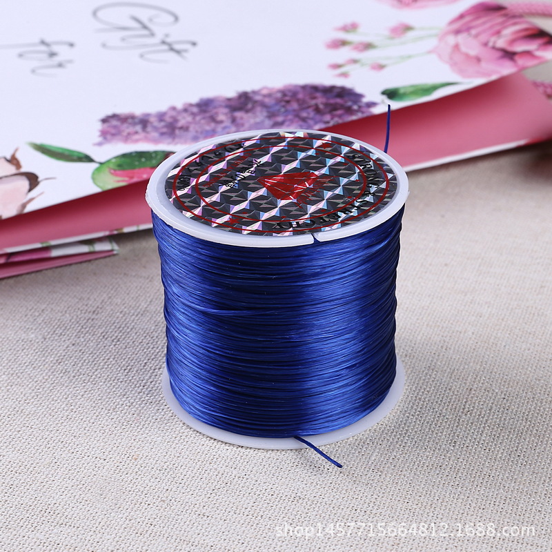60 meters imported flat crystal thread Buddha bead bead thread diy hand knitting bracelet string string 60 meters imported flat crystal thread Buddha bead bead thread diy hand knitting bracelet string string