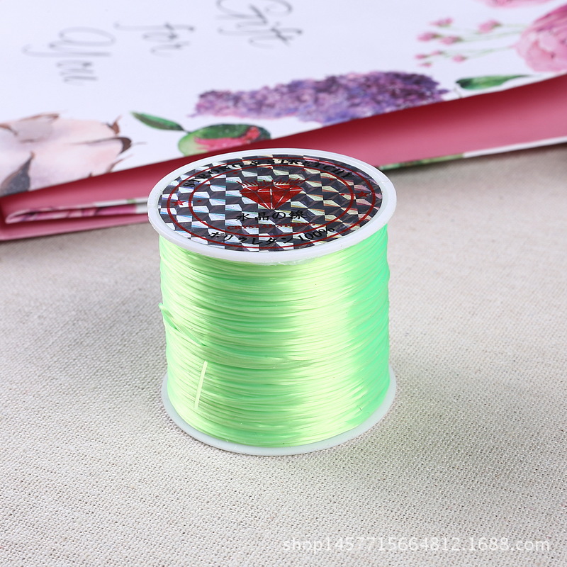 60 meters imported flat crystal thread Buddha bead bead thread diy hand knitting bracelet string string 60 meters imported flat crystal thread Buddha bead bead thread diy hand knitting bracelet string string