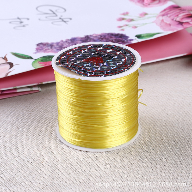 60 meters imported flat crystal thread Buddha bead bead thread diy hand knitting bracelet string string 60 meters imported flat crystal thread Buddha bead bead thread diy hand knitting bracelet string string