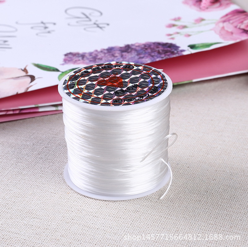60 meters imported flat crystal thread Buddha bead bead thread diy hand knitting bracelet string string 60 meters imported flat crystal thread Buddha bead bead thread diy hand knitting bracelet string string