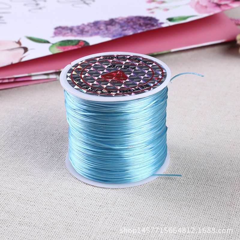 60 meters imported flat crystal thread Buddha bead bead thread diy hand knitting bracelet string string 60 meters imported flat crystal thread Buddha bead bead thread diy hand knitting bracelet string string