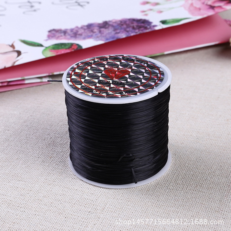 60 meters imported flat crystal thread Buddha bead bead thread diy hand knitting bracelet string string 60 meters imported flat crystal thread Buddha bead bead thread diy hand knitting bracelet string string