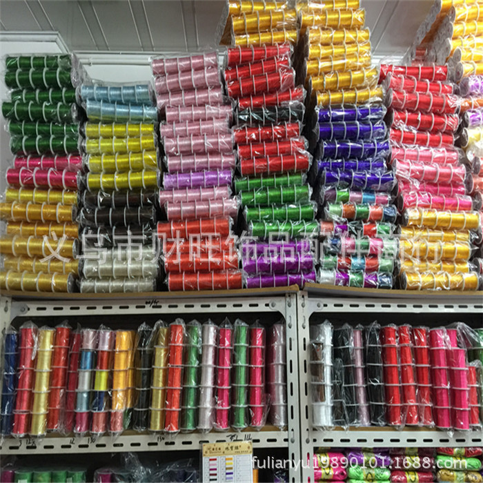 60 meters imported flat crystal thread Buddha bead bead thread diy hand knitting bracelet string string 60 meters imported flat crystal thread Buddha bead bead thread diy hand knitting bracelet string string