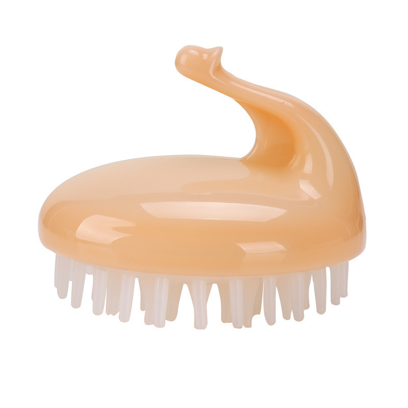 . Silicone Shampoo Massage Brush Shampoo Comb Hair-Washing Comb Shampoo Brush Silicone Head Washing Fantastic Soft Brush