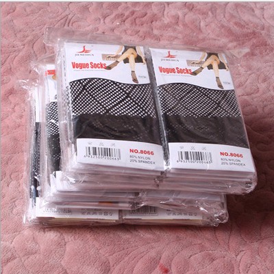 Imported Black Lace Sexy Stockings Nylon Mesh Socks Stitching Nightclub Hidden Socks