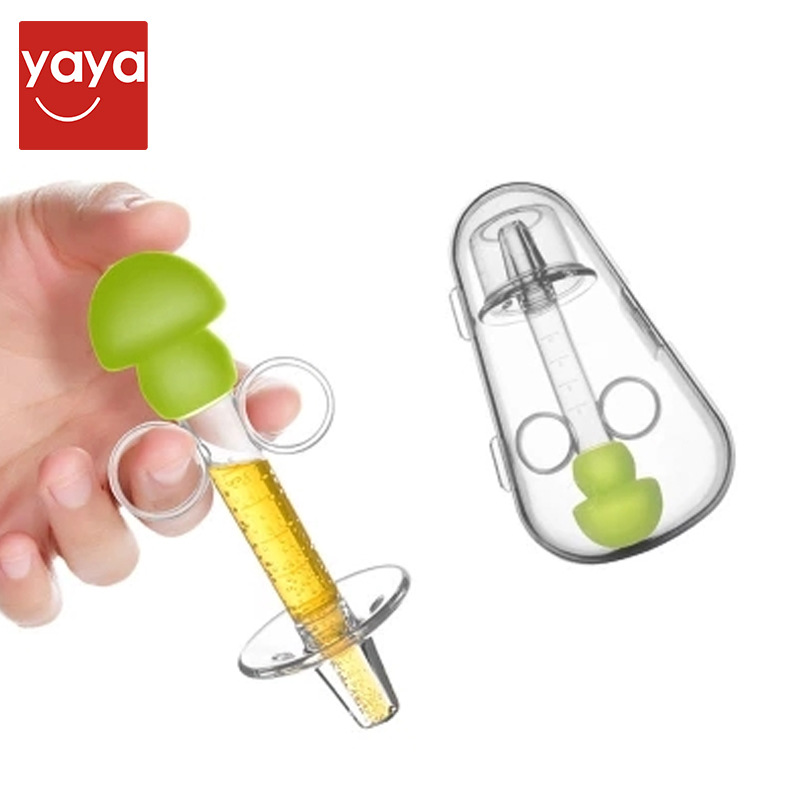 Baby with Scale Syringe Feed Medication Utensil Baby AntiChocking Leakproof Dropper Pacifier Feed Medication Utensil