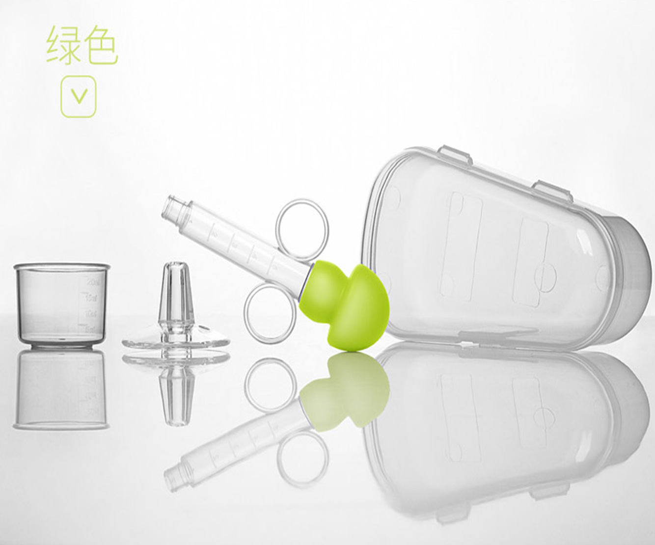 Baby with Scale Syringe Feed Medication Utensil Baby AntiChocking Leakproof Dropper Pacifier Feed Medication Utensil