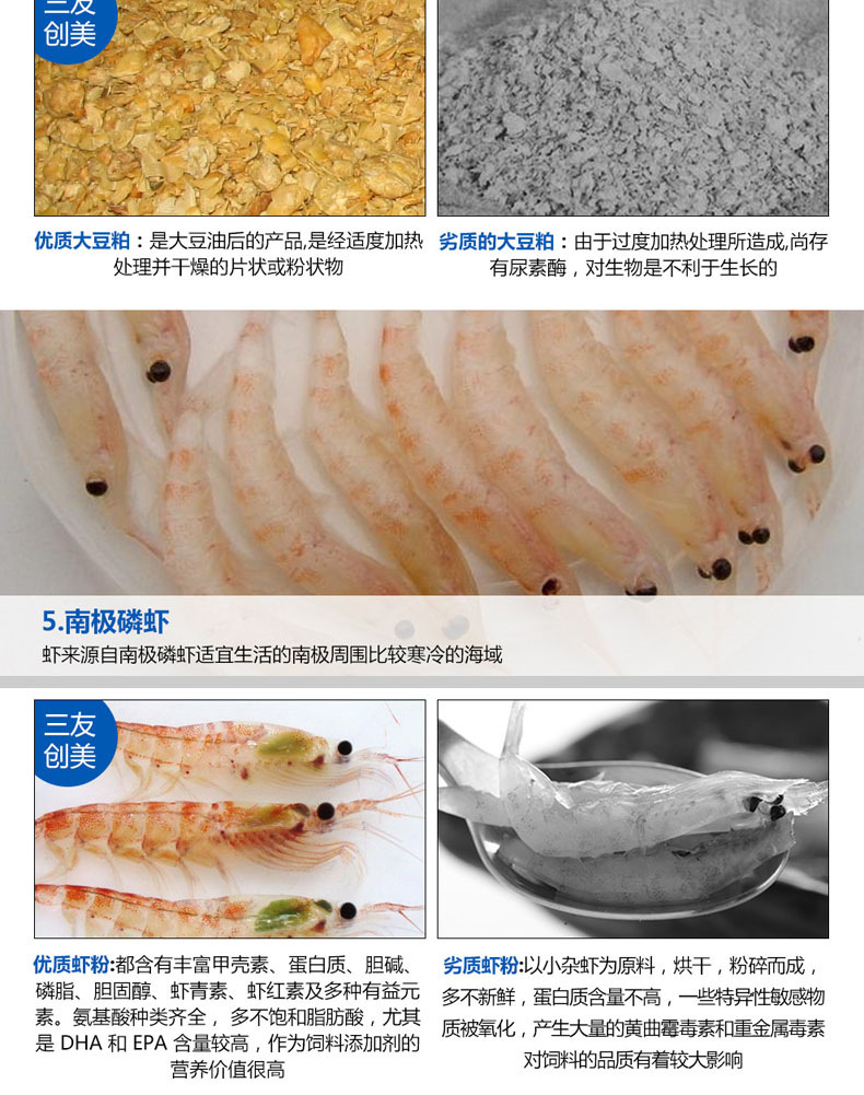 Sanyouchuangmei Tropical Fish Food Zengcai Fish Food Guppy Feed Lamp Fish Fish Food Ternary Small Fish Food Bottle
