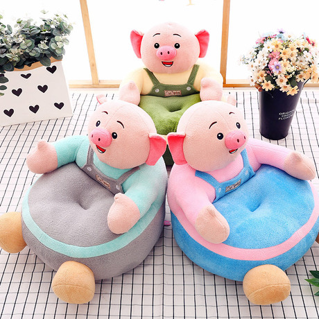 sofa for baby cartoon plush toy doll, sofa animal children cartoon sofa baby learn to take the seat and wash to the sofa