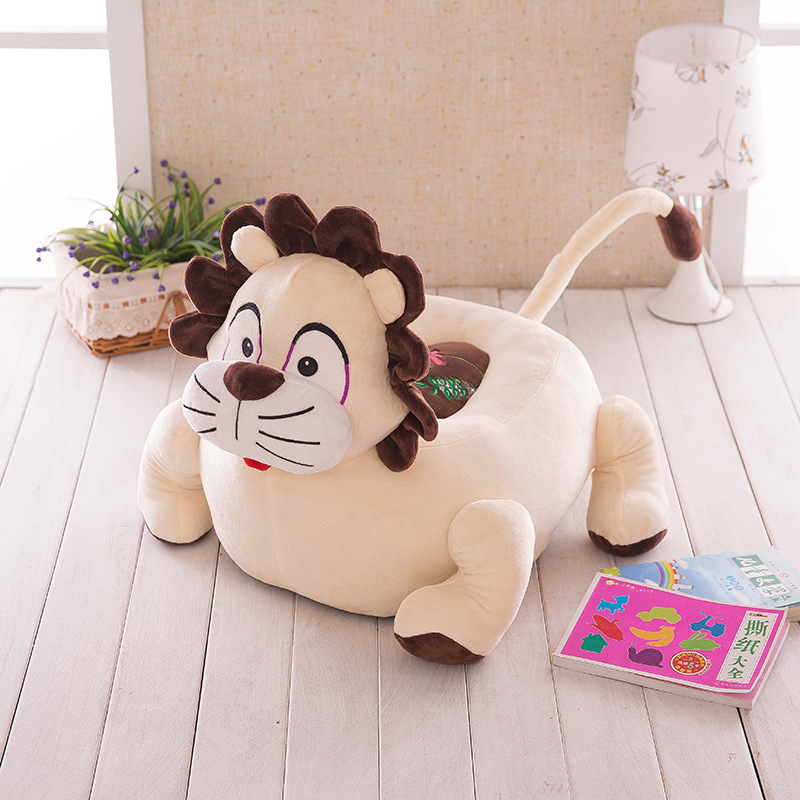 sofa for baby cartoon plush toy doll, sofa animal children cartoon sofa baby learn to take the seat and wash to the sofa
