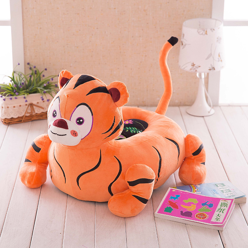 sofa for baby cartoon plush toy doll, sofa animal children cartoon sofa baby learn to take the seat and wash to the sofa