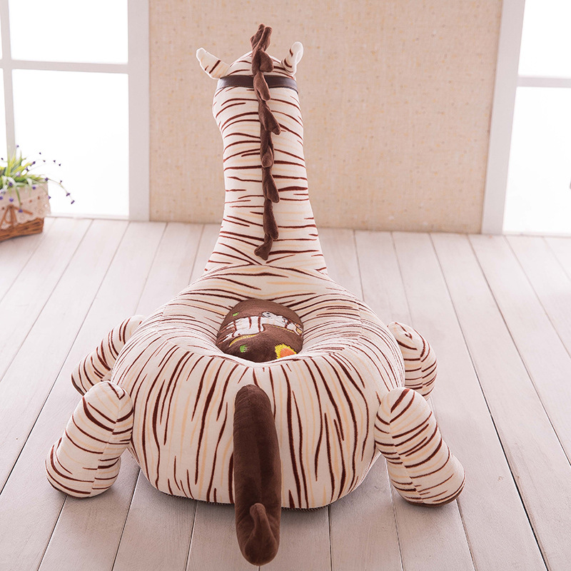 sofa for baby cartoon plush toy doll, sofa animal children cartoon sofa baby learn to take the seat and wash to the sofa