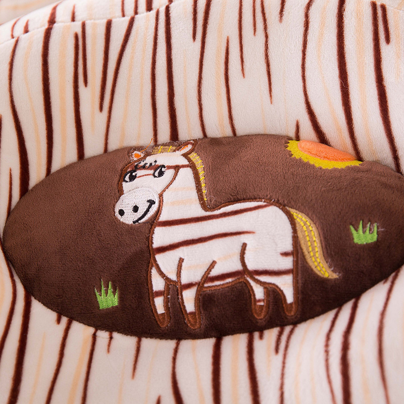 sofa for baby cartoon plush toy doll, sofa animal children cartoon sofa baby learn to take the seat and wash to the sofa