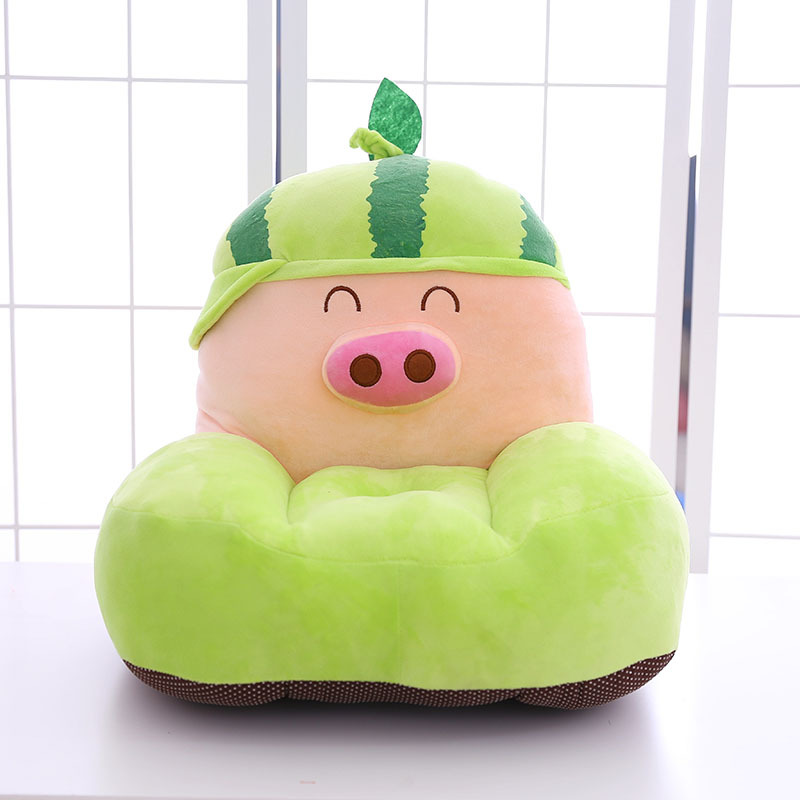 sofa for baby cartoon plush toy doll, sofa animal children cartoon sofa baby learn to take the seat and wash to the sofa