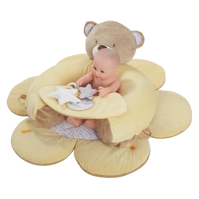 Inflatable Cushion Baby Game Blanket Newborn Fitness Crawling Game Mat 0-1 Years Old Baby Sofa Learning Stool
