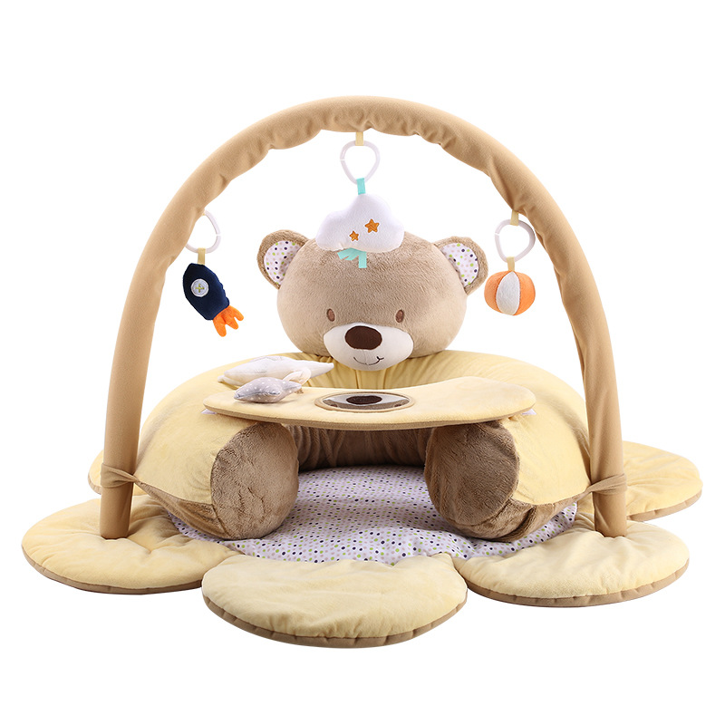 Inflatable Cushion Baby Game Blanket Newborn Fitness Crawling Game Mat 0-1 Years Old Baby Sofa Learning Stool