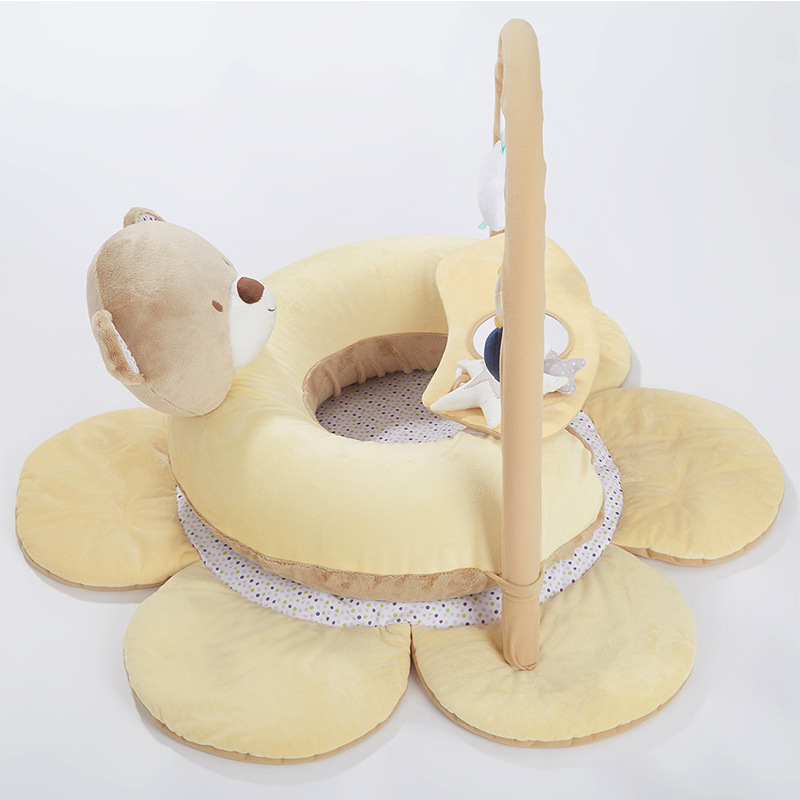 Inflatable Cushion Baby Game Blanket Newborn Fitness Crawling Game Mat 0-1 Years Old Baby Sofa Learning Stool