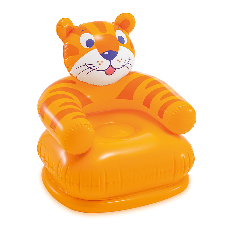 INTX Cartoon Animal Baby Sofa Home Outdoor Children Animal PVC Inflatable Sofa Seat 68556