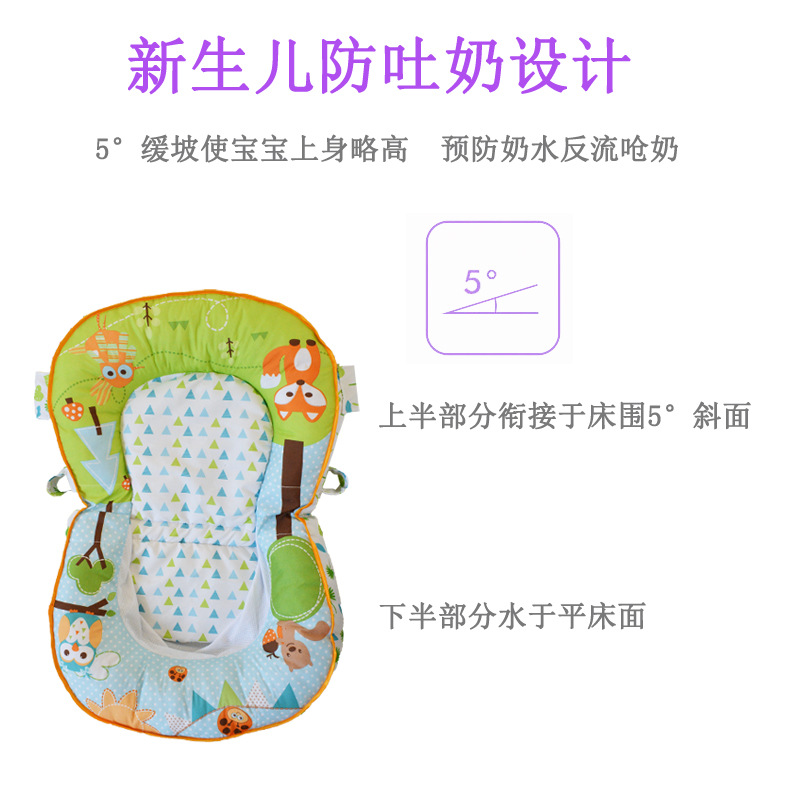 New Koty Three-in-One Baby Game Blanket Sofa Lying Mat Anti-Rollover Bed in Bed