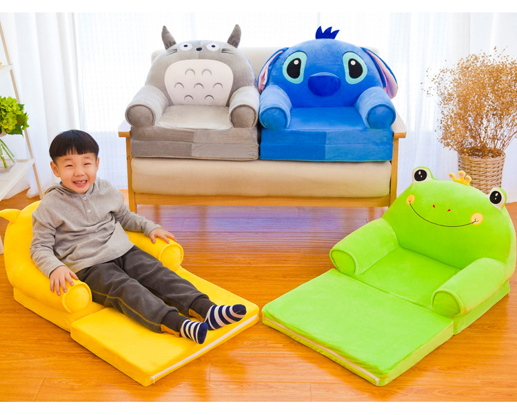 Factory Direct Sales Baby Seat Children's Sofa Plush Toy Lazy Sofa Cartoon Children's Seat Safety Chair