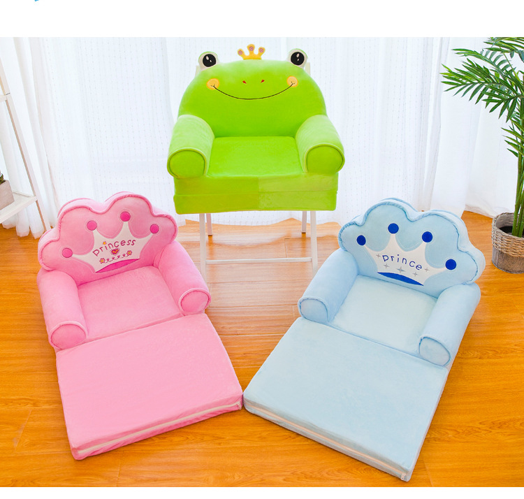 Factory Direct Sales Baby Seat Children's Sofa Plush Toy Lazy Sofa Cartoon Children's Seat Safety Chair