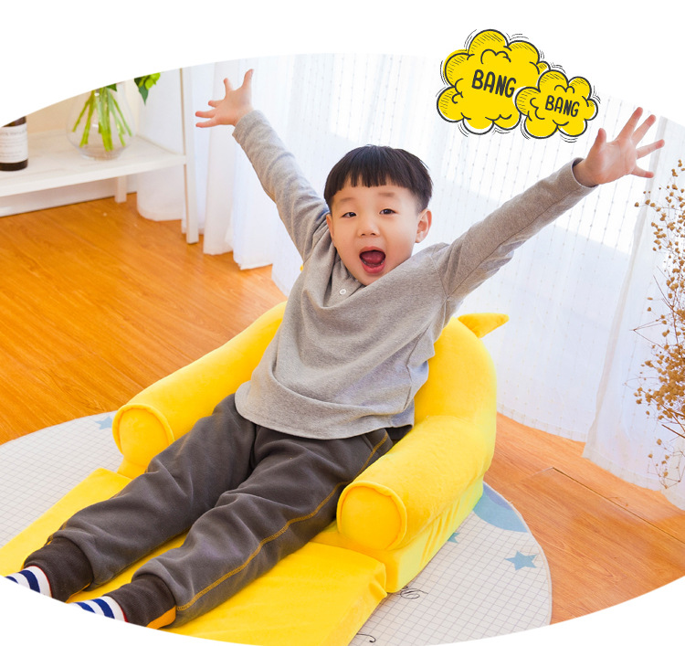 Factory Direct Sales Baby Seat Children's Sofa Plush Toy Lazy Sofa Cartoon Children's Seat Safety Chair