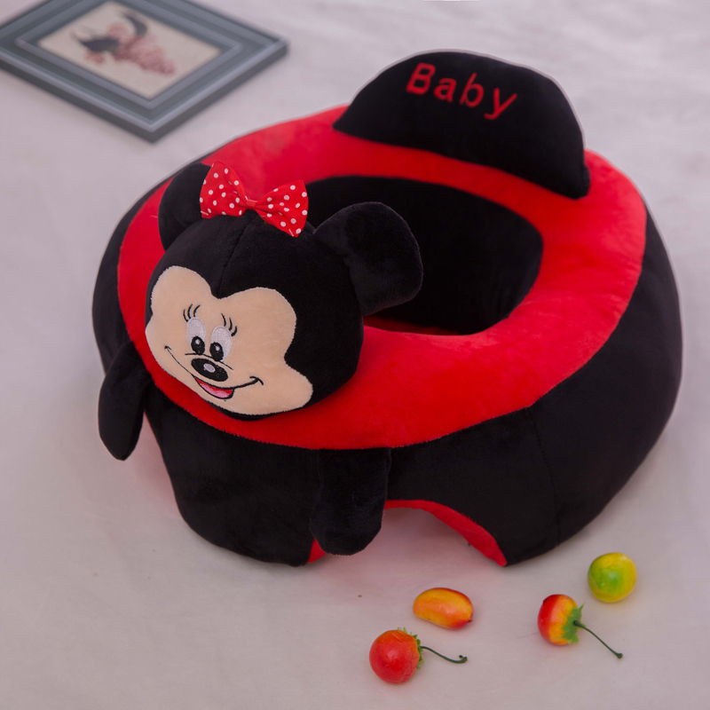 Cartoon Head Learning Seat Couch Baby Learning Seat Infant Cartoon Learning Seat Sofa Convenient Safety Chair
