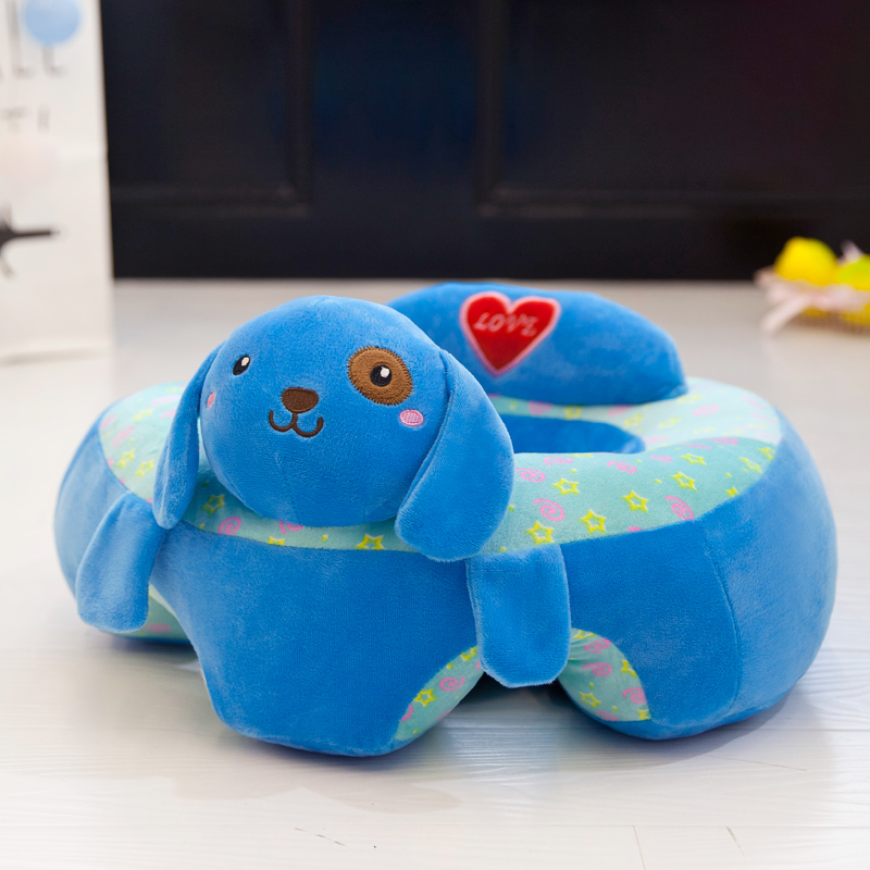 Cartoon Head Learning Seat Couch Baby Learning Seat Infant Cartoon Learning Seat Sofa Convenient Safety Chair