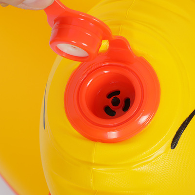 Round Bottom Small Yellow Duck Baby Inflatable Small Sofa Baby Learning Seat BB Dining Chair Inflatable toys
