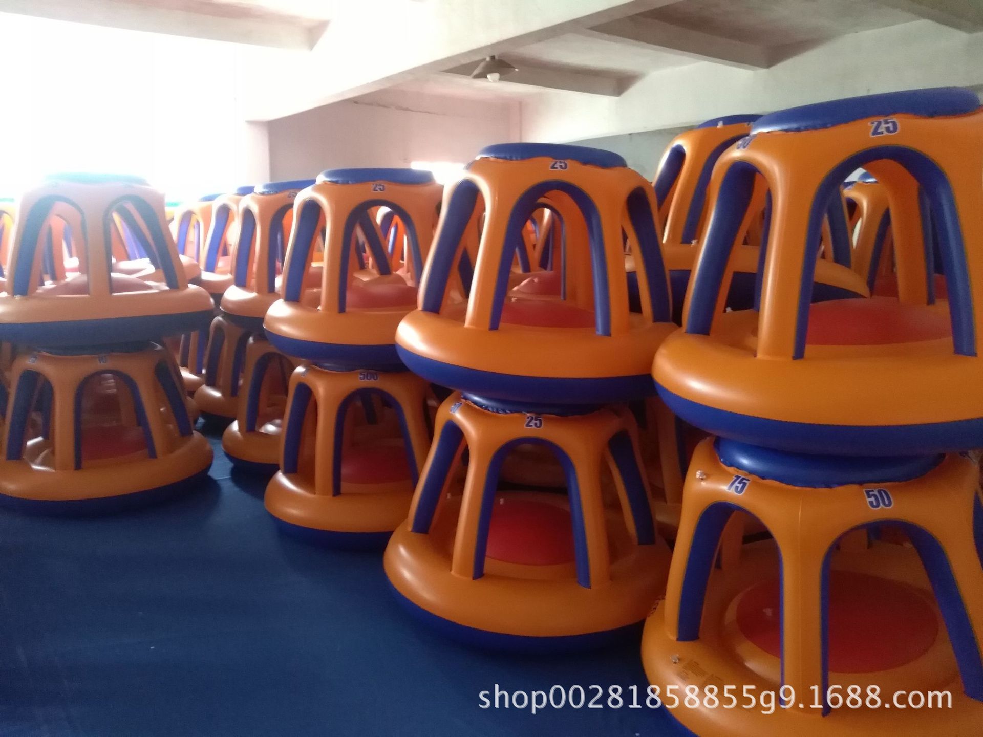 Round Bottom Small Yellow Duck Baby Inflatable Small Sofa Baby Learning Seat BB Dining Chair Inflatable toys