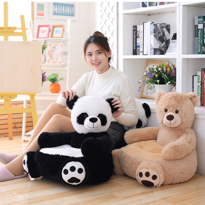 toys Plush Small Toy Bear Kids&#039; Sofa Panda Baby Seat Doll Unicorn Cushion Sofa Chair toy