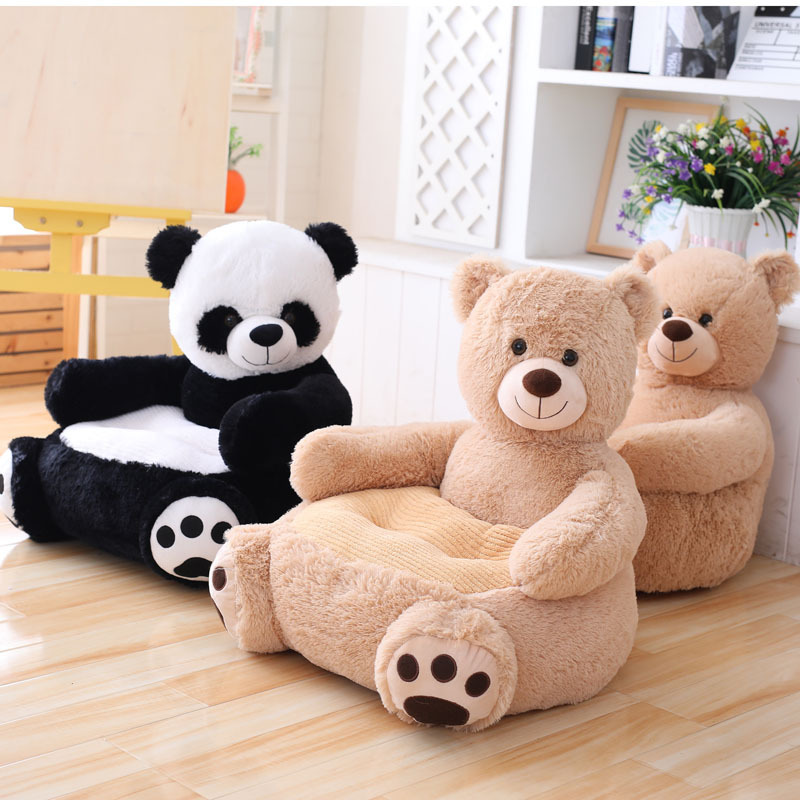 toys Plush Small Toy Bear Kids&#039; Sofa Panda Baby Seat Doll Unicorn Cushion Sofa Chair toy