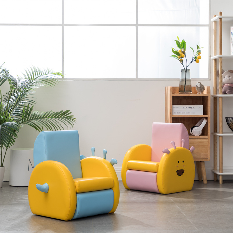 Children&#039;s Sofa Seat Boys and Girls Baby Princess Cute Single Lazy Mini Baby Animal Cartoon Small Sofa