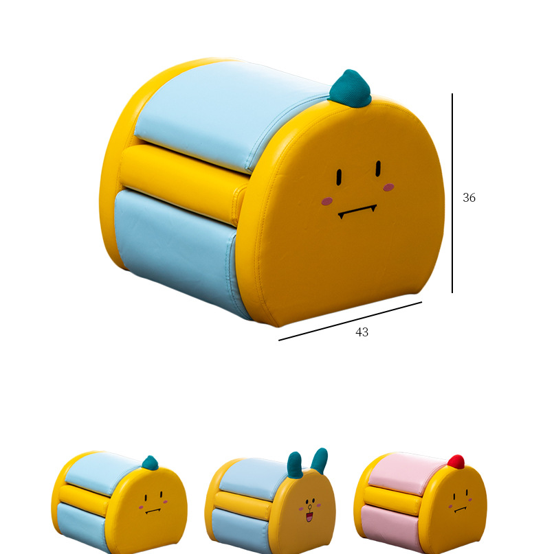 Children's Sofa Seat Boys and Girls Baby Princess Cute Single Lazy Mini Baby Animal Cartoon Small Sofa