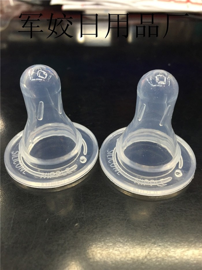 Standard silicone nipple diameter solid silicone nipple universal pacifier 4 grams
