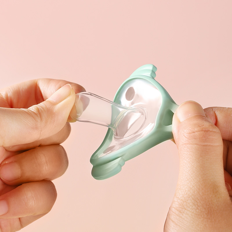Baby Pacifier Baby Liquid Silicone Nipple round Head Pacifier Baby Pacifier OEM Wholesale