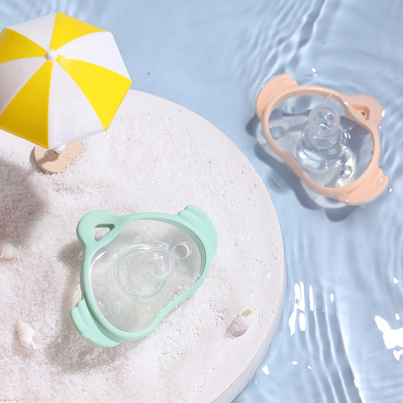 Baby Pacifier Baby Liquid Silicone Nipple round Head Pacifier Baby Pacifier OEM Wholesale
