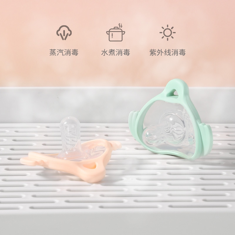 Baby Pacifier Baby Liquid Silicone Nipple round Head Pacifier Baby Pacifier OEM Wholesale
