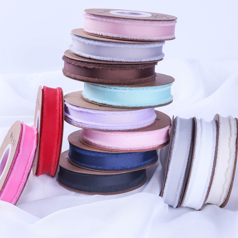 South Korea Imported Burrs Threaded Braid Hair Accessories DIY Bow Material Top Hat Straw Hat Clothing Ribbon