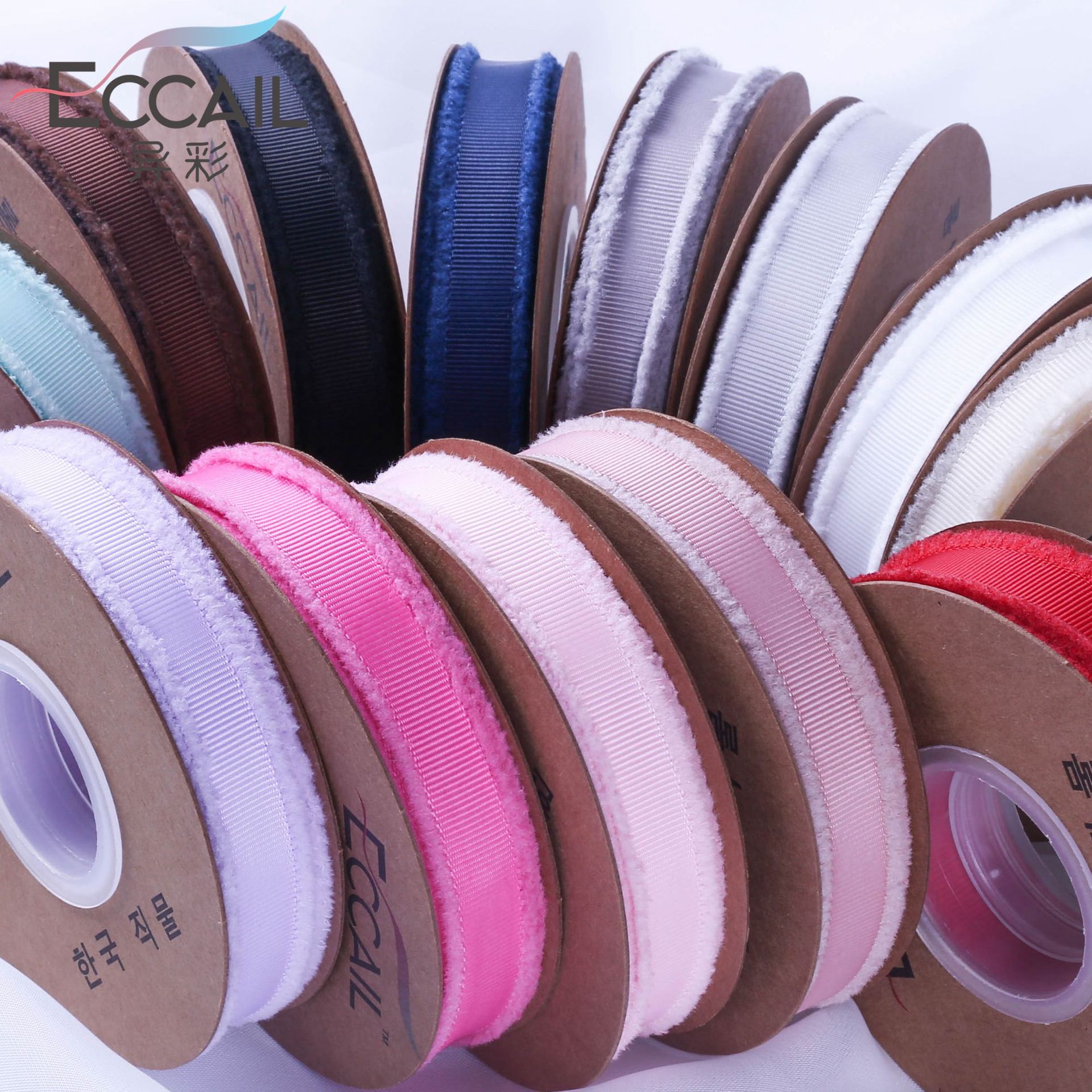 South Korea Imported Burrs Threaded Braid Hair Accessories DIY Bow Material Top Hat Straw Hat Clothing Ribbon