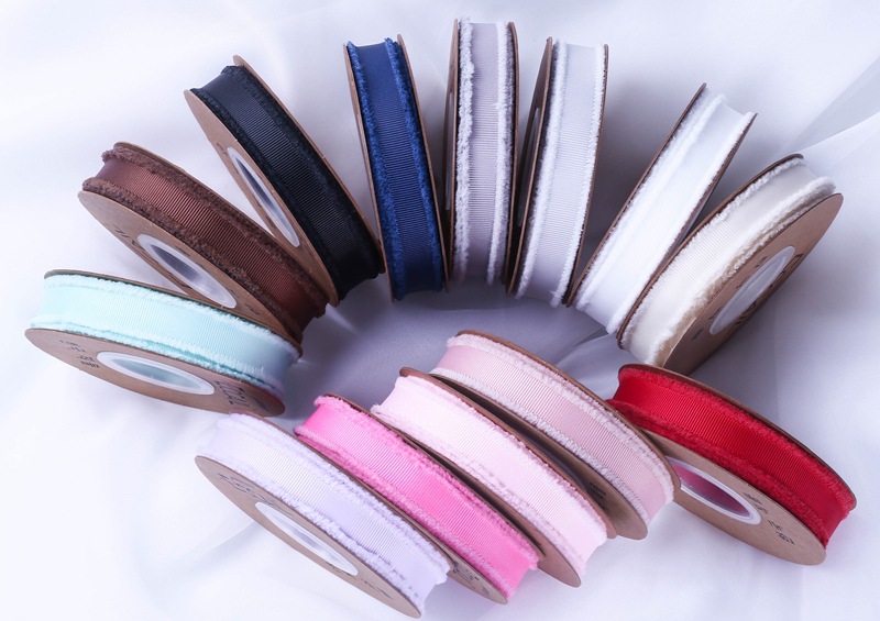 South Korea Imported Burrs Threaded Braid Hair Accessories DIY Bow Material Top Hat Straw Hat Clothing Ribbon