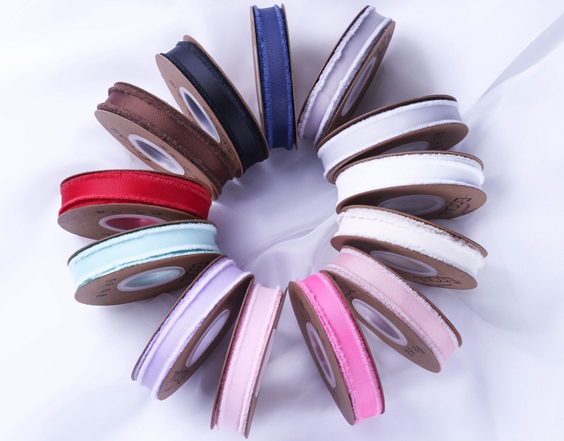 South Korea Imported Burrs Threaded Braid Hair Accessories DIY Bow Material Top Hat Straw Hat Clothing Ribbon