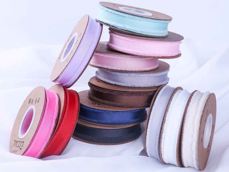 South Korea Imported Burrs Threaded Braid Hair Accessories DIY Bow Material Top Hat Straw Hat Clothing Ribbon